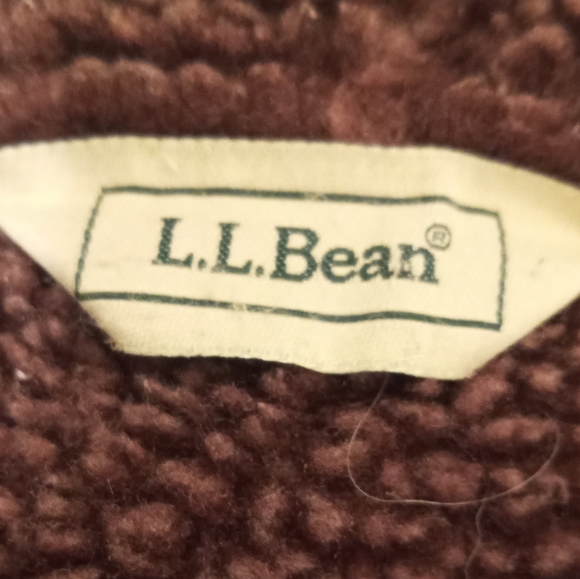 L.L. Bean faux sweade sherpa lined coat - Picture 7 of 7